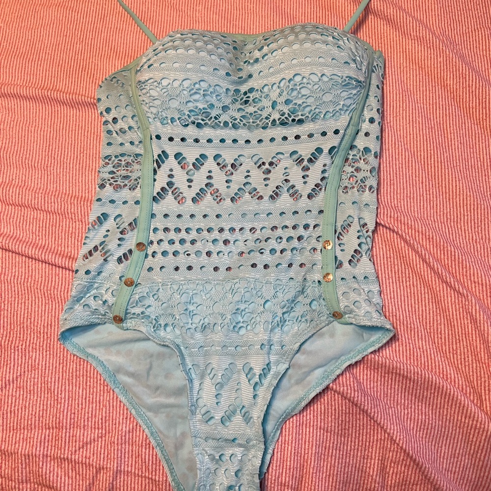 Lace bathing suit
